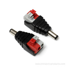 Male DC Power Connector with Screwless Terminal